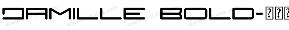 Jamille Bold字体转换
